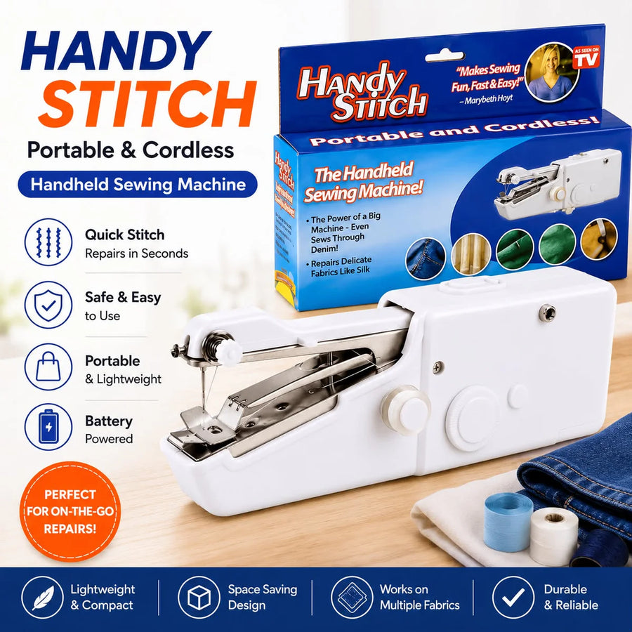 Mini Portable Sewing Machine – Compact Electric Stitching Machine for Home & Quick Repairs